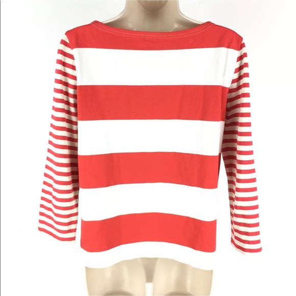 J. Crew Striped Patchwork Shirt - Picture 2 of 5